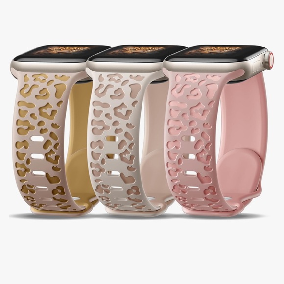 3 Pk Watch  Band Compatible - Apple Watch in 38MM 40MM 41MM 42MM 44MM 45MM 49MM - Picture 1 of 8